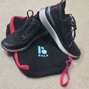 Bala Black and White Athletic Shoes